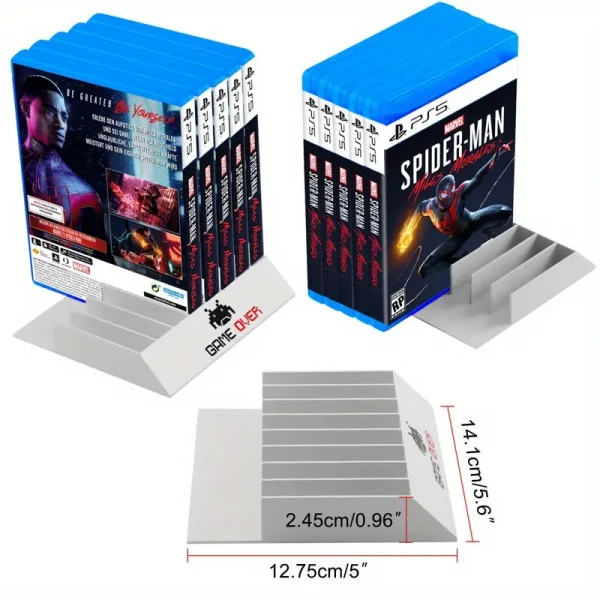 [1pc] 8-in-1 PS5 Game Card Base, PS4 Disc Holder, - Image 5